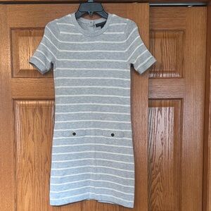 Banana Republic Gray Sheath Mini Dress